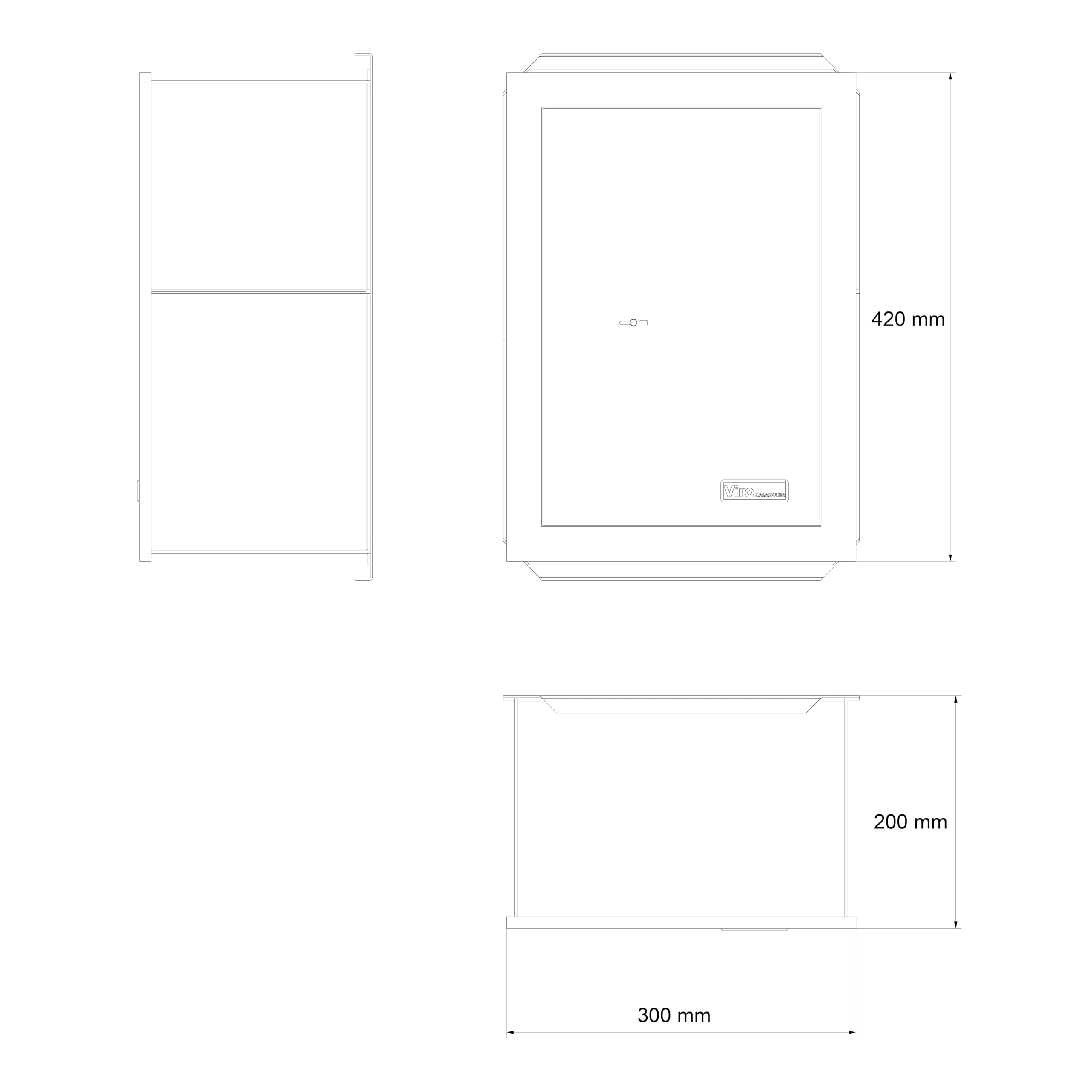 viro-casasicura-cassaforte-a-muro-meccanica-420x300x200-mm image 6