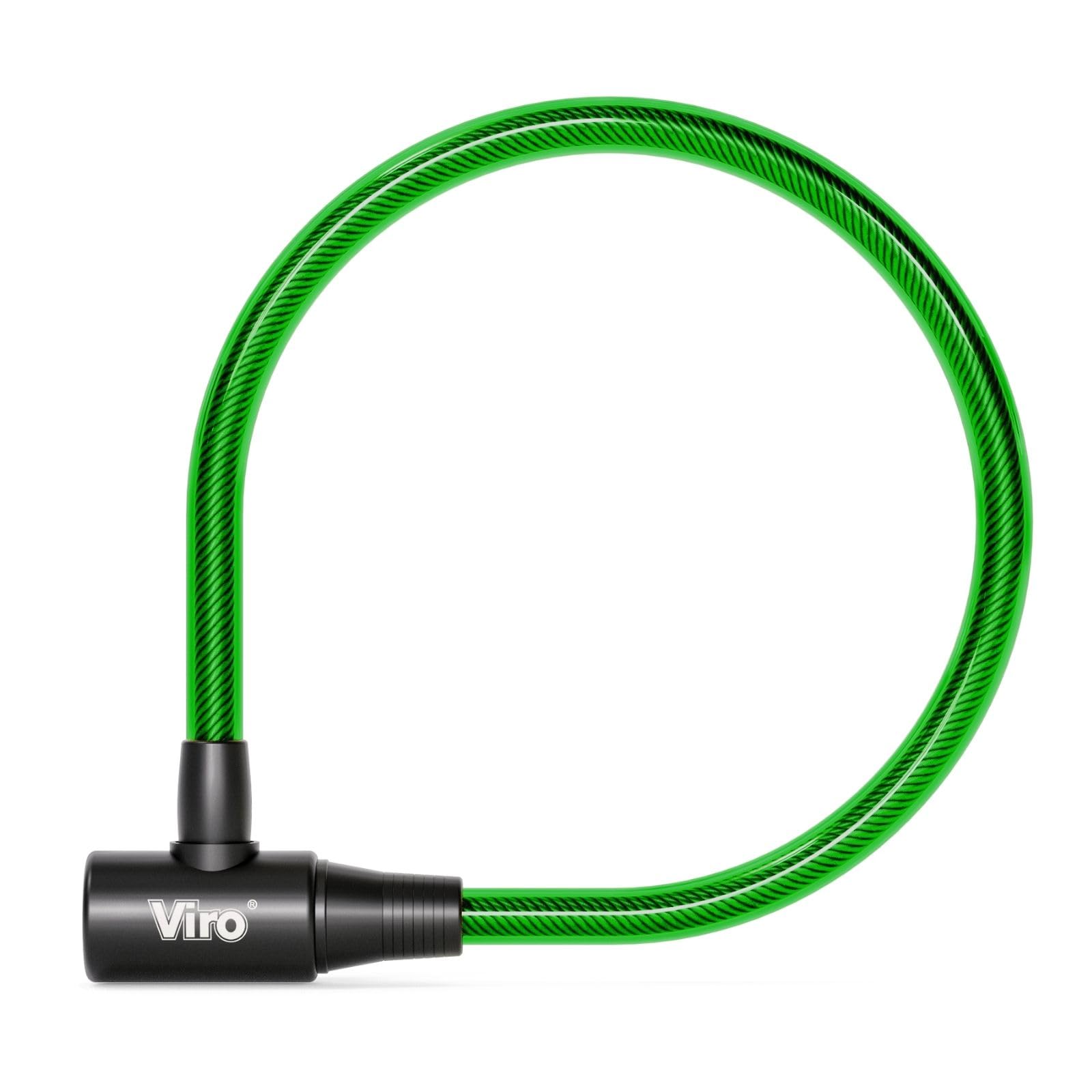 viro-elba-lucchetto-per-bici-con-cavo-12mm-x-45cm-verde image 2