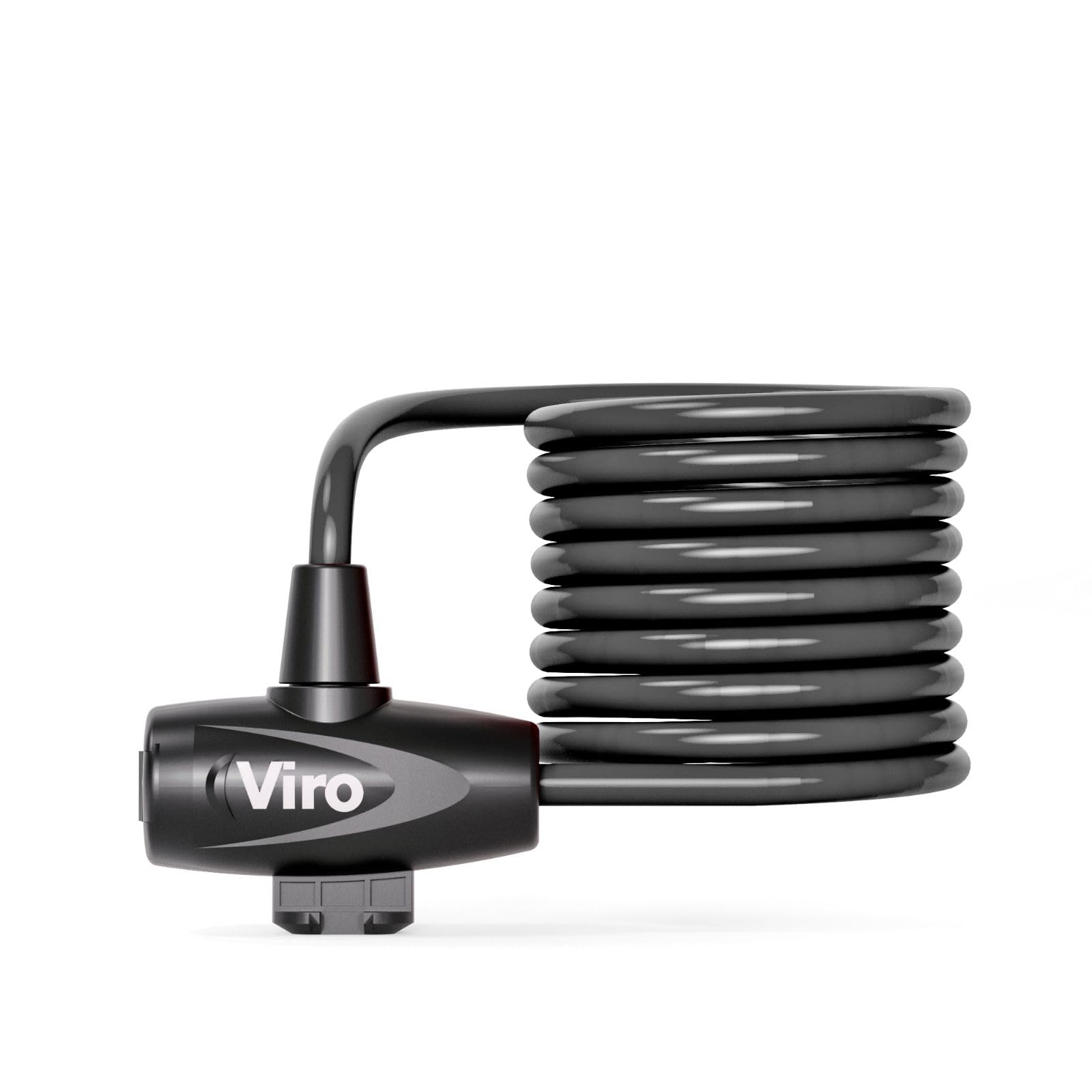 viro-hawaii-lucchetto-per-bici-con-cavo-8mm-x-180cm-nero image 2