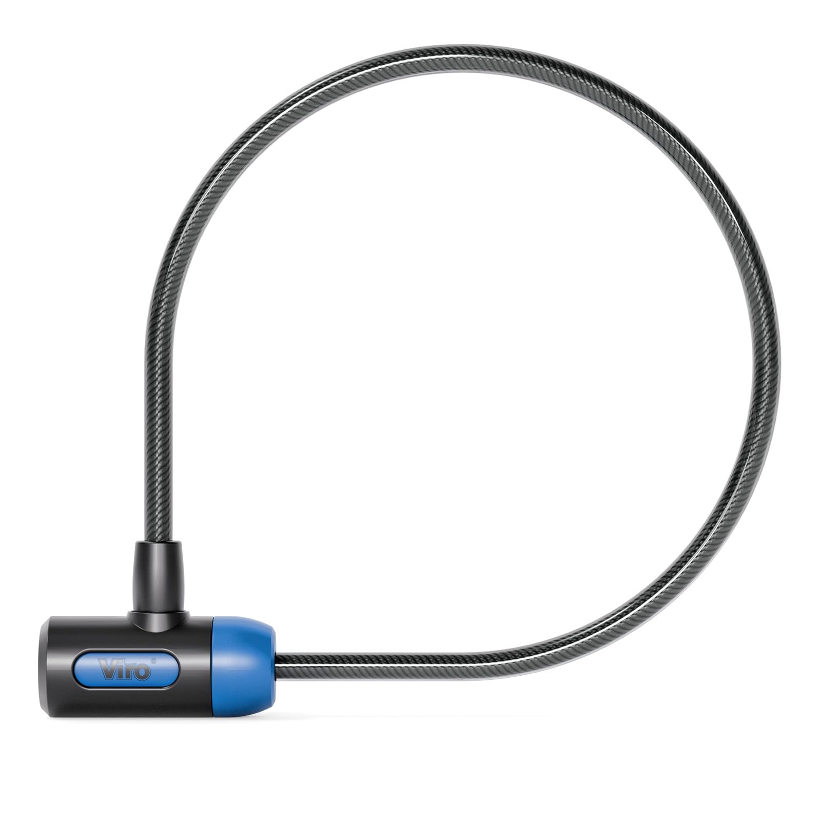 viro-giglio-lucchetto-per-bici-cavo-acciaio-10mm-x-60cm-nero image 2