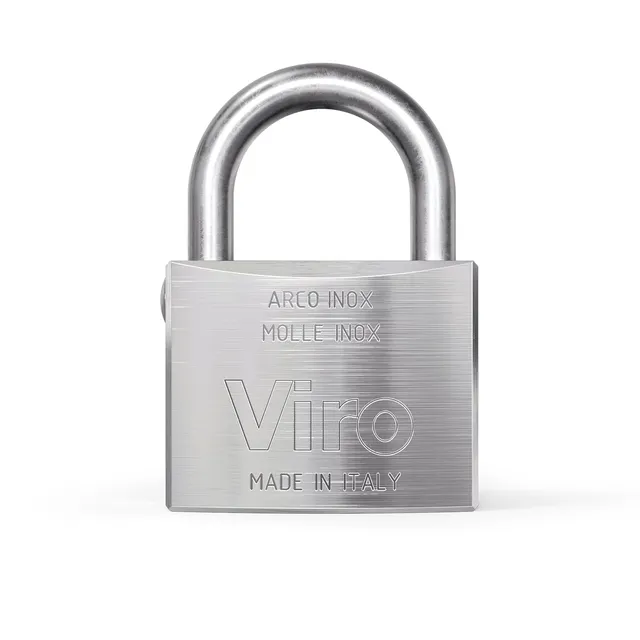 viro-mare-lucchetto-ottone-40-mm-arco-inox image 1