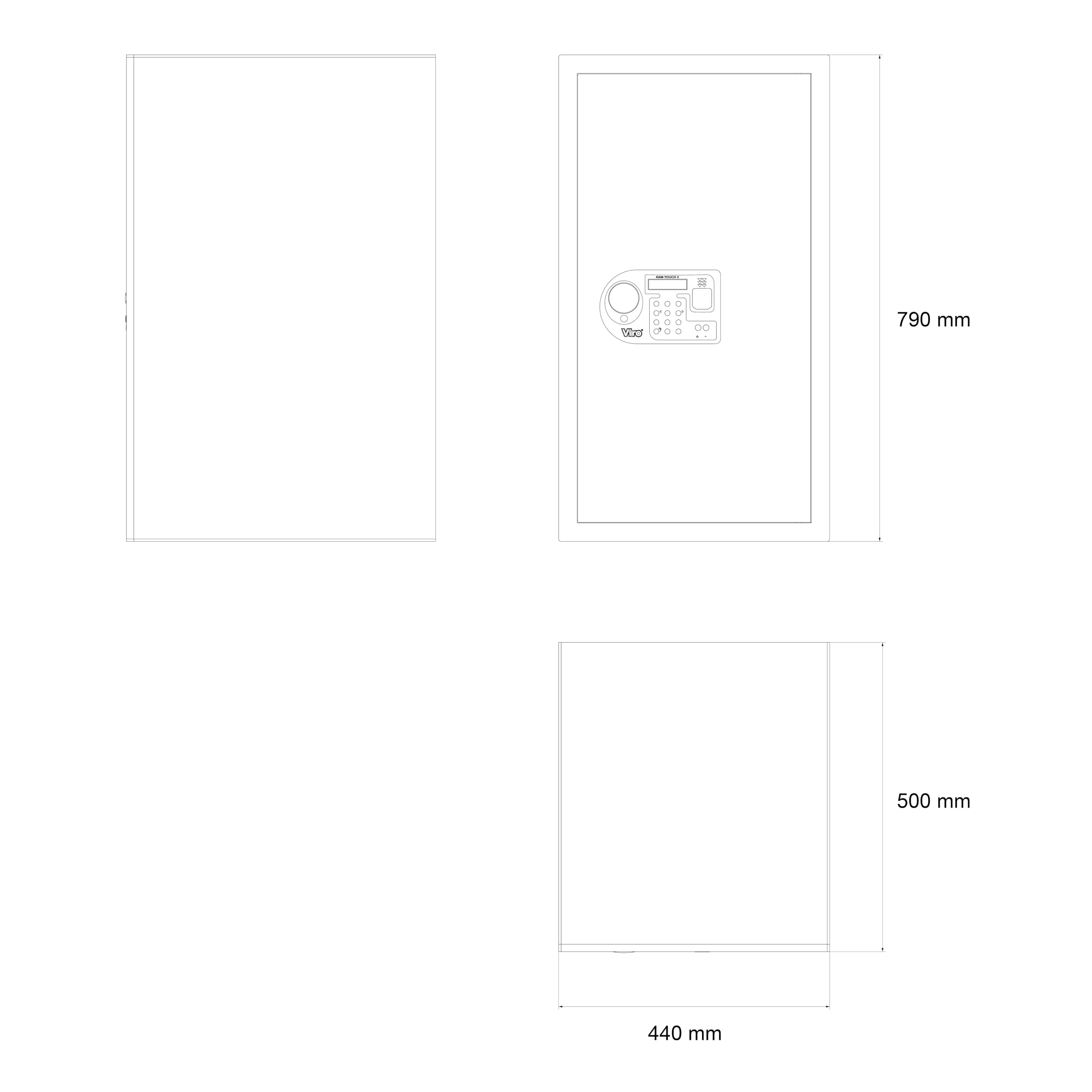 viro-ram-touch-2-cassaforte-a-impronta-digitale-790x500x440-mm image 6