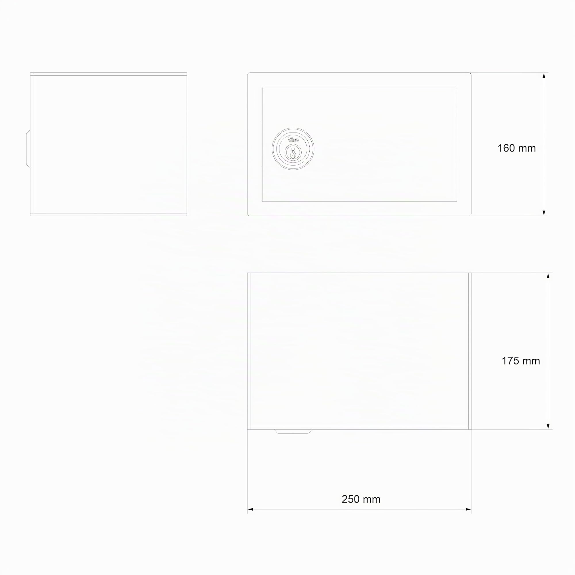 viro-small-mini-cassaforte-meccanica-250x175x160-mm image 6