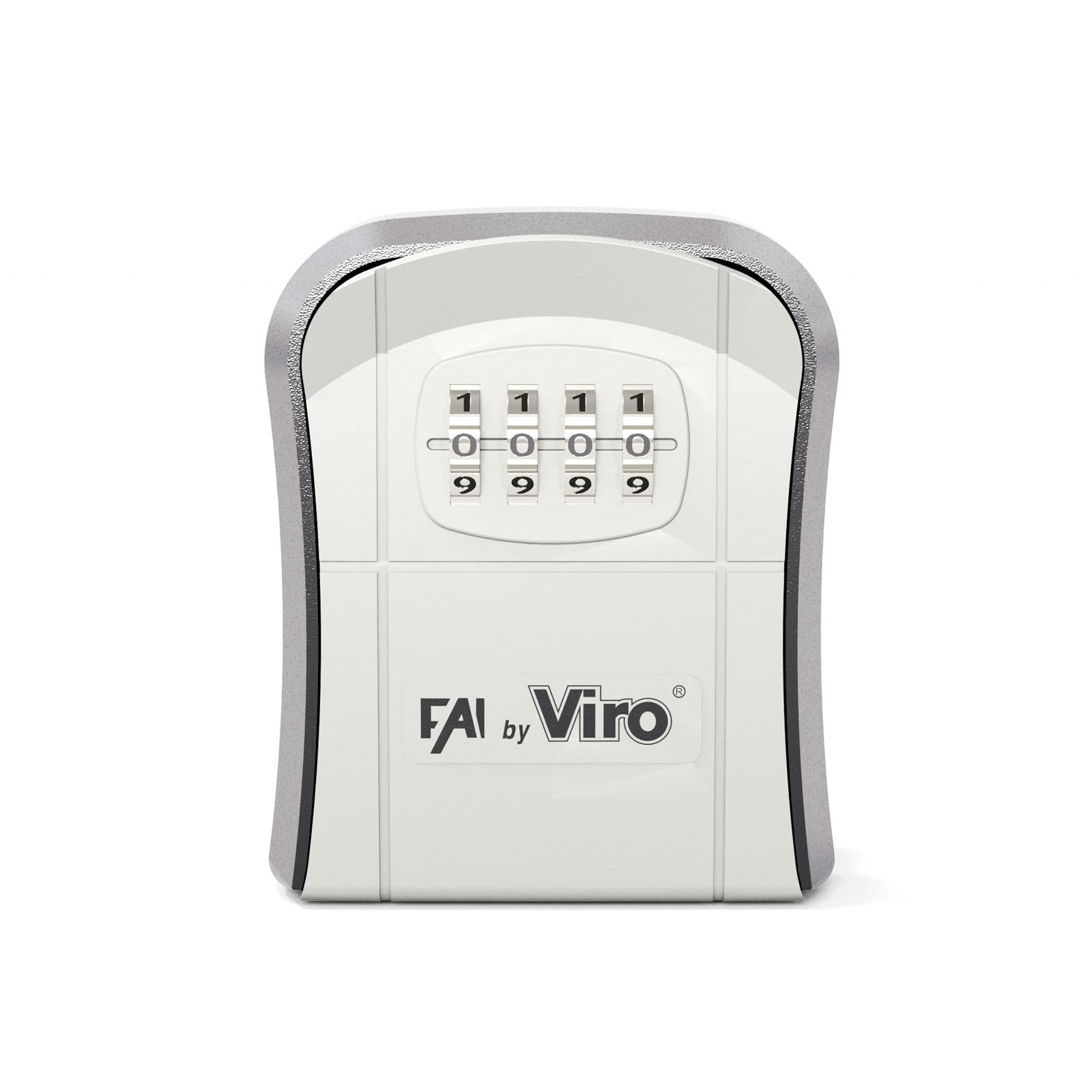 viro-mini-cassetta-portachiavi-small-a-combinazione-grigio image 1