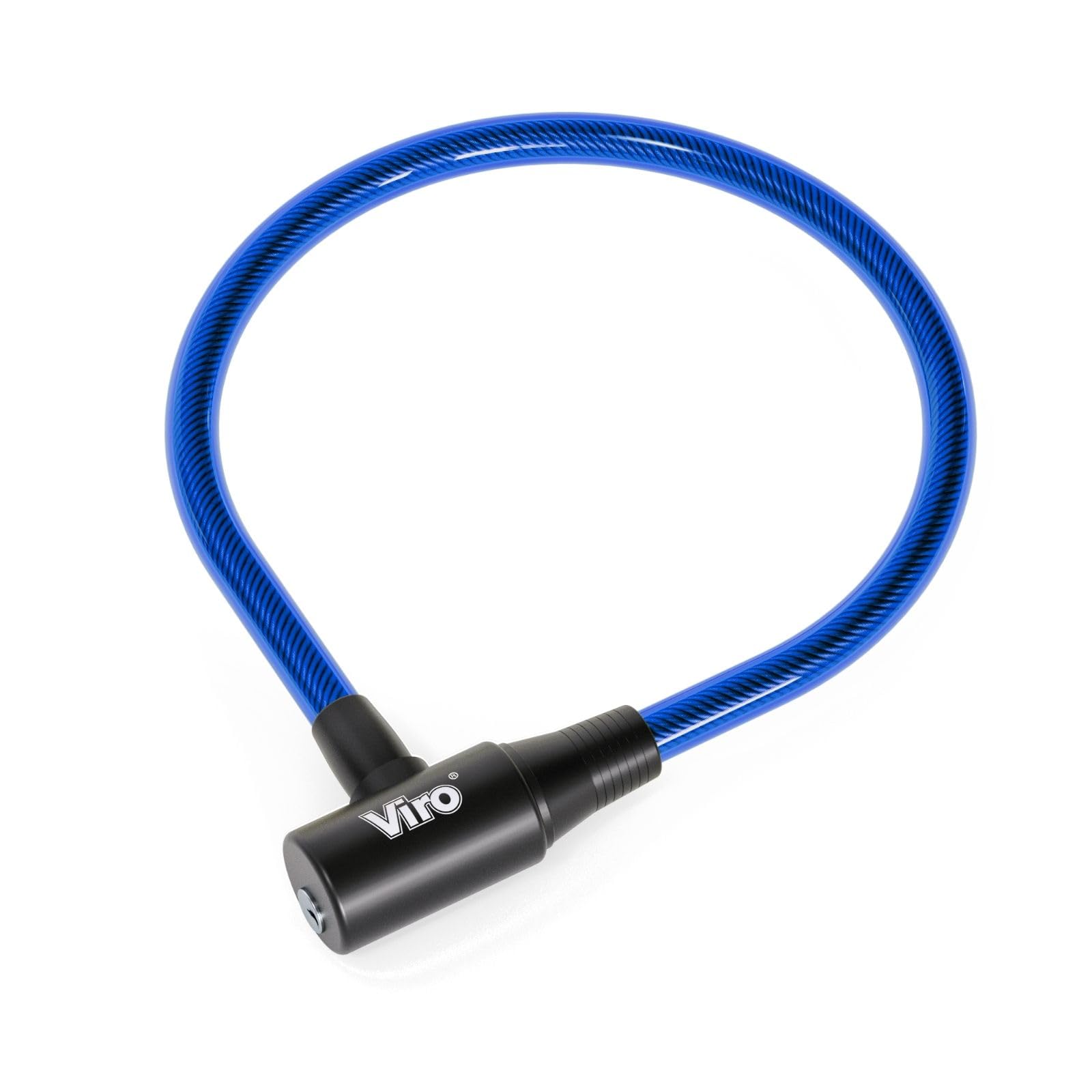 viro-elba-lucchetto-per-bici-con-cavi-12mm-x-45cm-blu image 1