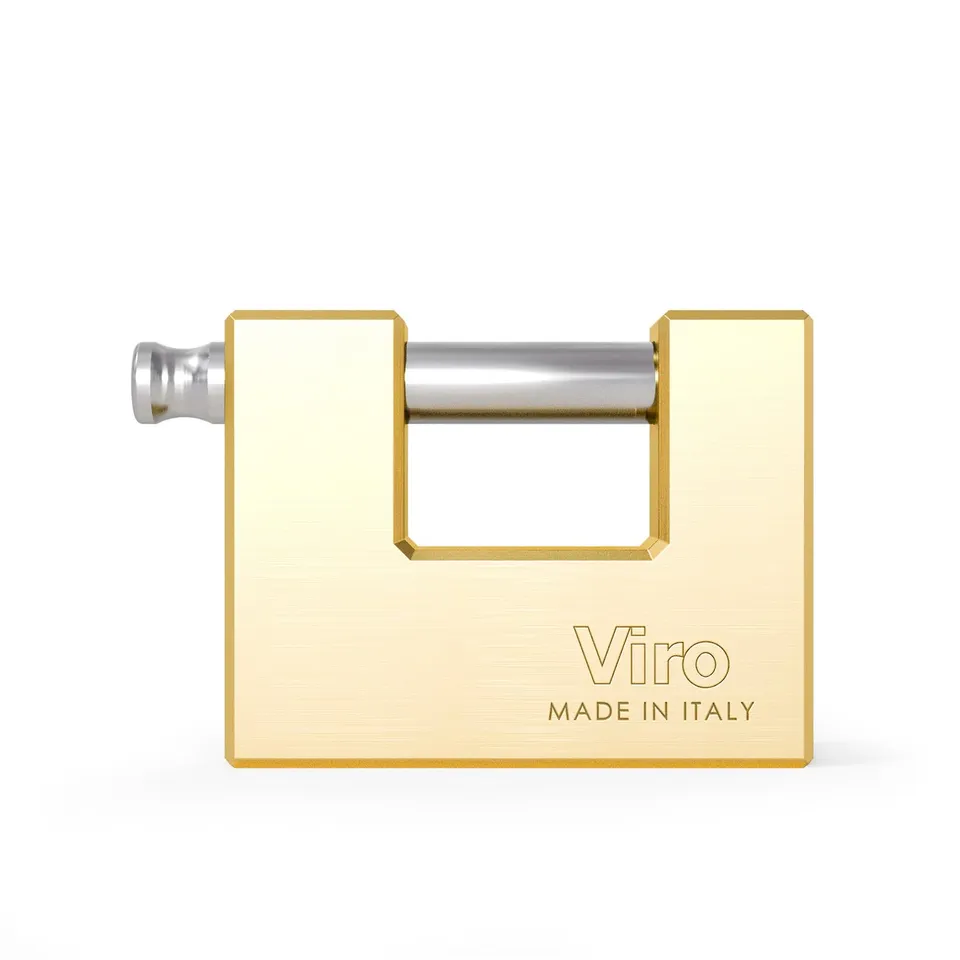 viro-condor-lucchetto-antiscasso-per-serranda-base-75-mm-in-ottone-massiccio image 1
