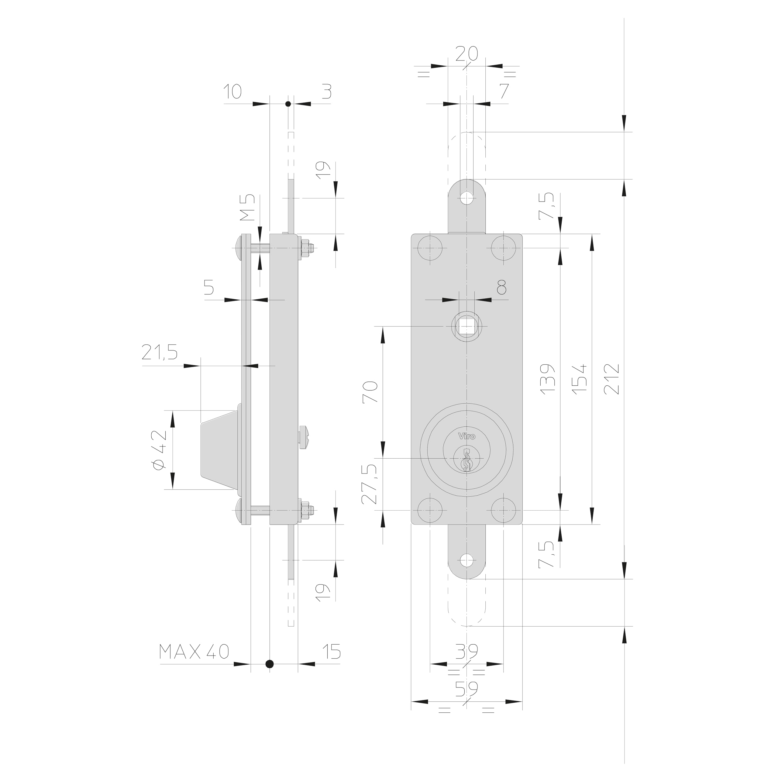 viro-serratura-per-porte-basculanti-e-serrande-interasse-70-mm image 4