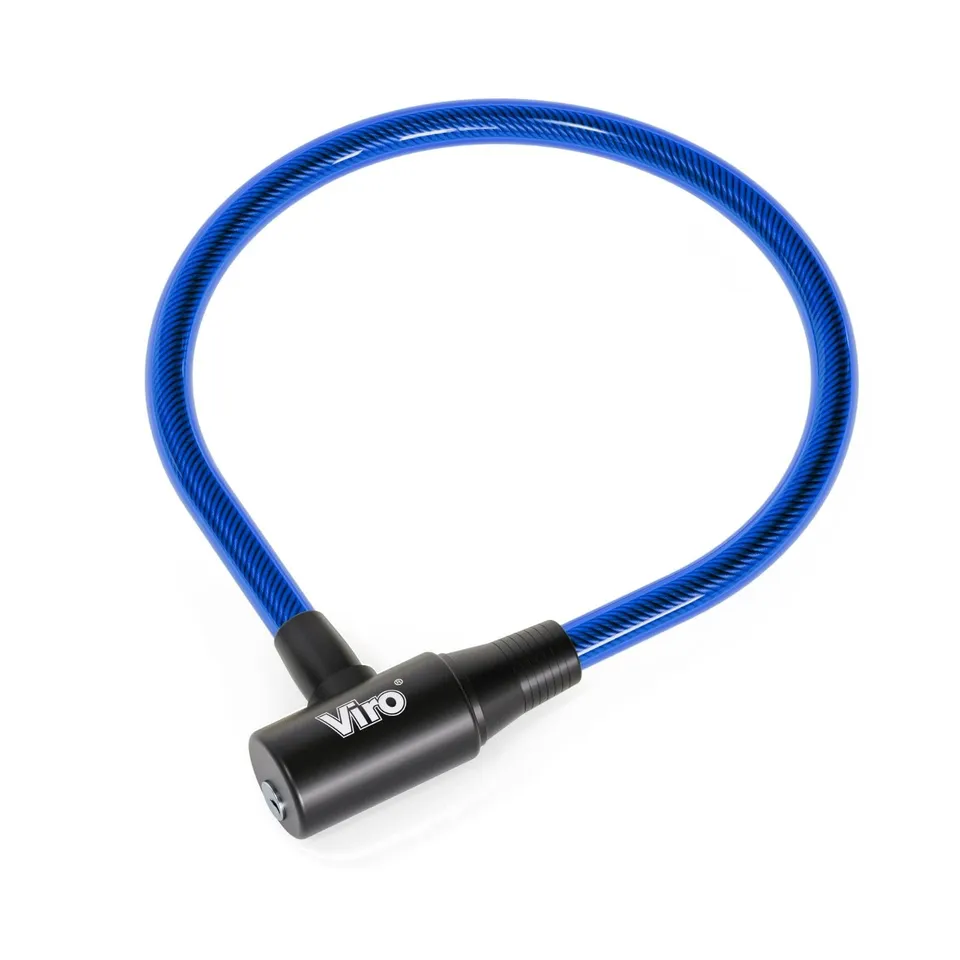 viro-elba-lucchetto-per-bici-con-cavi-12mm-x-45cm-blu image 1