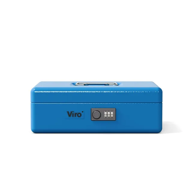viro-mini-cassetta-di-sicurezza-portavalori-blu-a-combinazione image 1