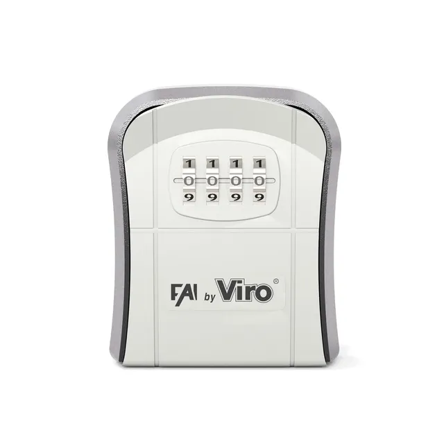 viro-mini-cassetta-portachiavi-small-a-combinazione-grigio image 1