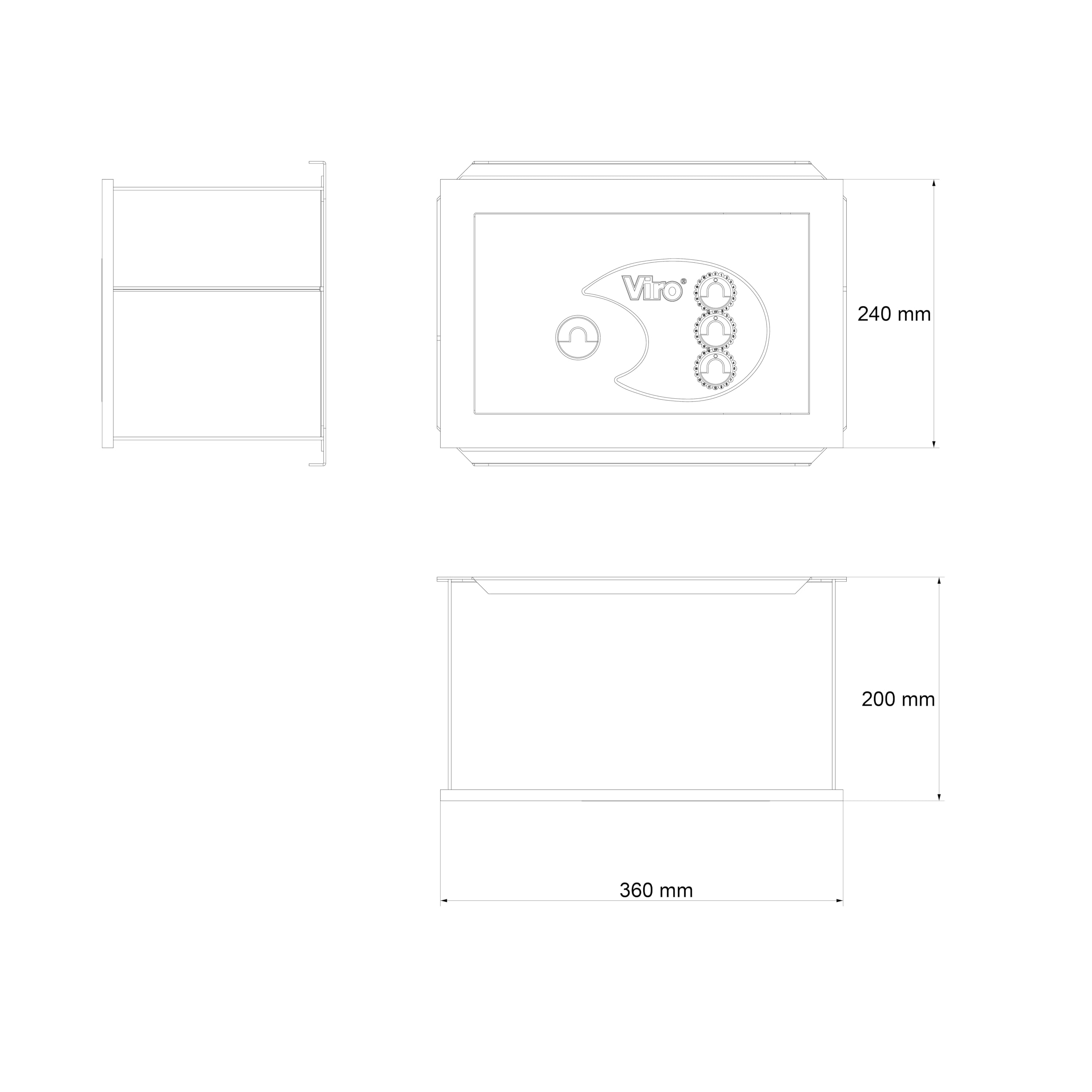 viro-privacy-cassaforte-meccanica-a-combinazione-in-acciaio image 6