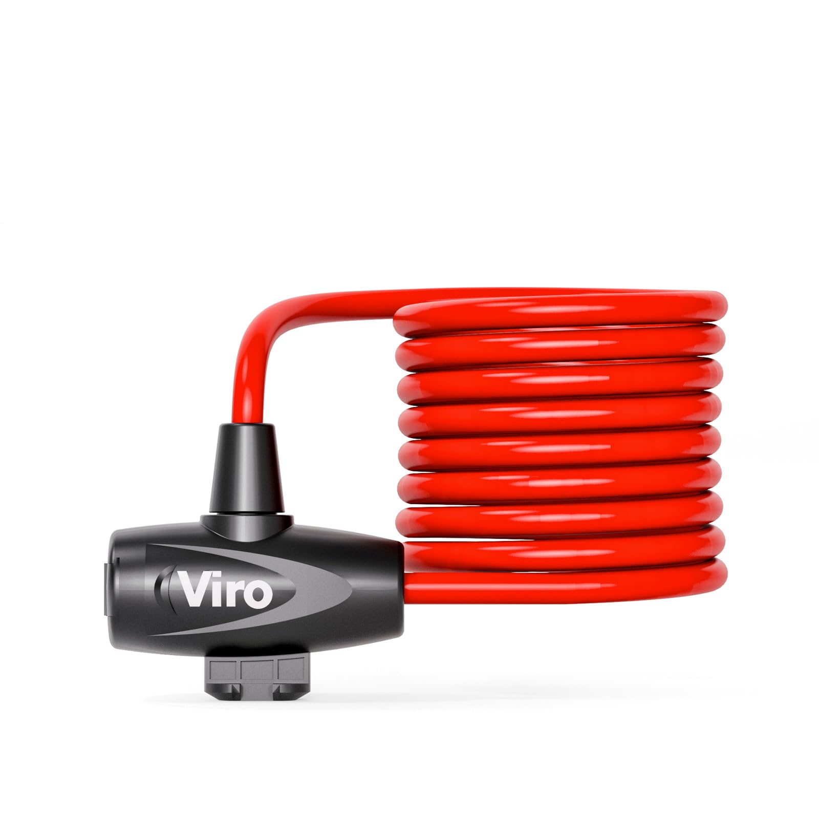 viro-hawaii-lucchetto-per-bici-con-cavo-8mm-x-180cm-rosso image 2