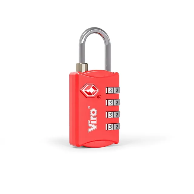 viro-lucchetto-tsa-a-combinazione-variabile-4-combinatori-rosso image 1